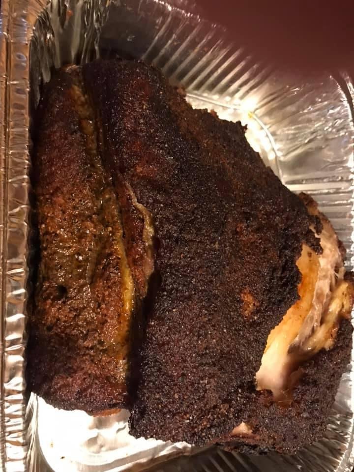 Smoked a 8.5 pound pork butt today￼. Was hungry for pulled pork. Figured it was a good day to do it while working on the wife’s honey do list. Turned out great. Yum!!!