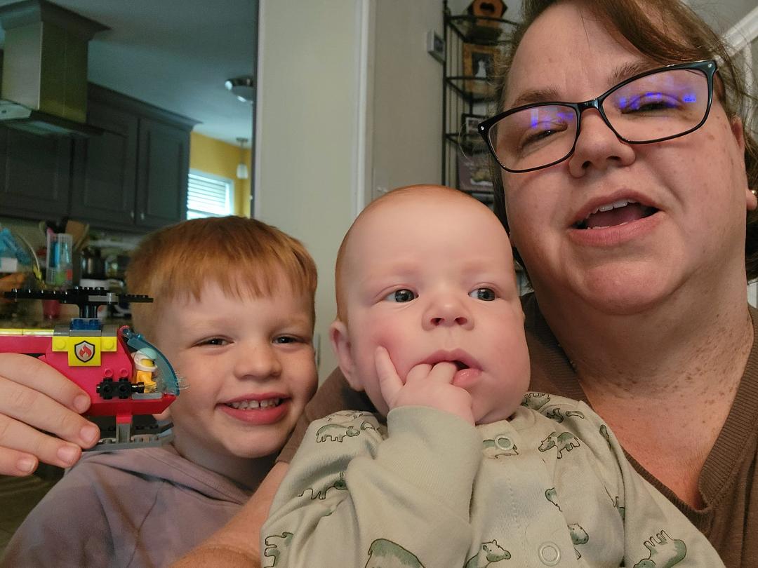 One happy grandma!
