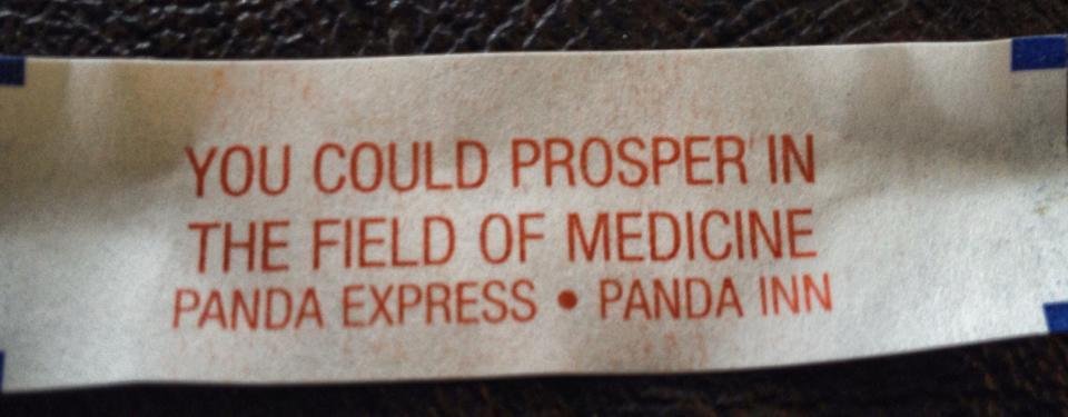 Good fortune cookie!