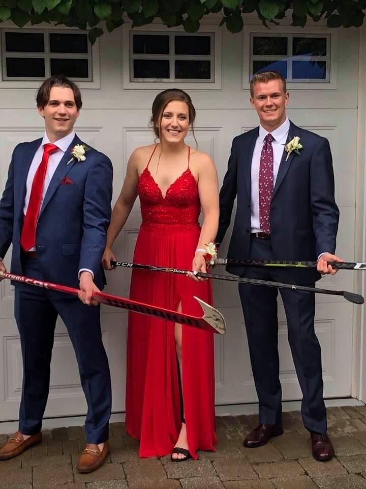 Our grandson Alex is graduating from Lord Tweedsmuir High this weekend. (He is on the right ) His buddy Elliott is on the left.