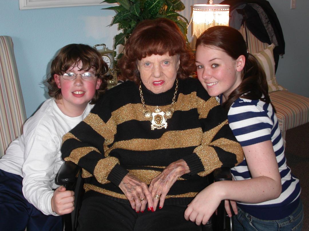 Mom with Alex and Katie