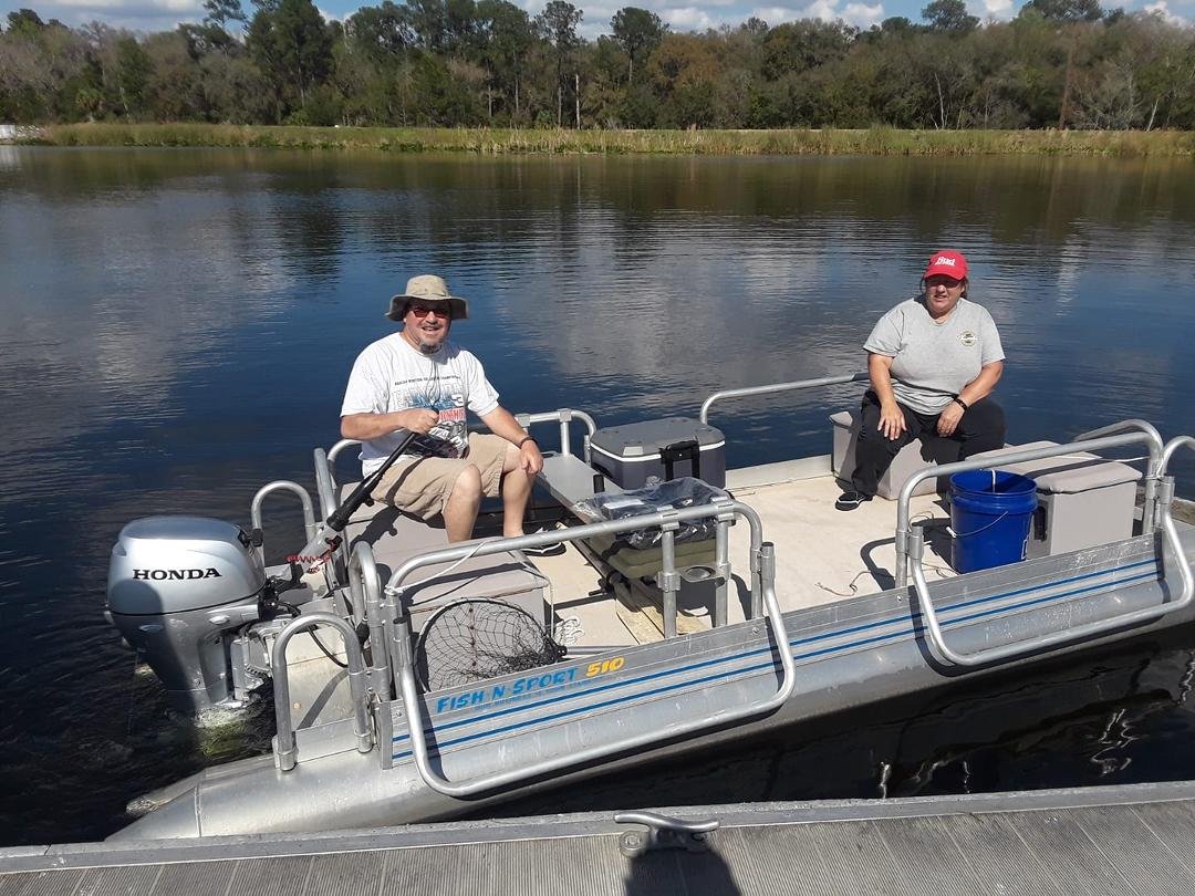 Dave and Carol heading out on maiden voyage