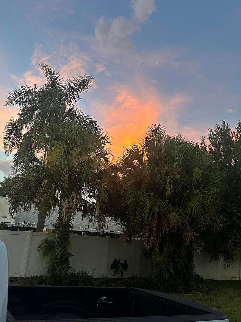 Even when you can’t see the sunset the colors are so pretty. Great way to end a rough day and start the weekend!