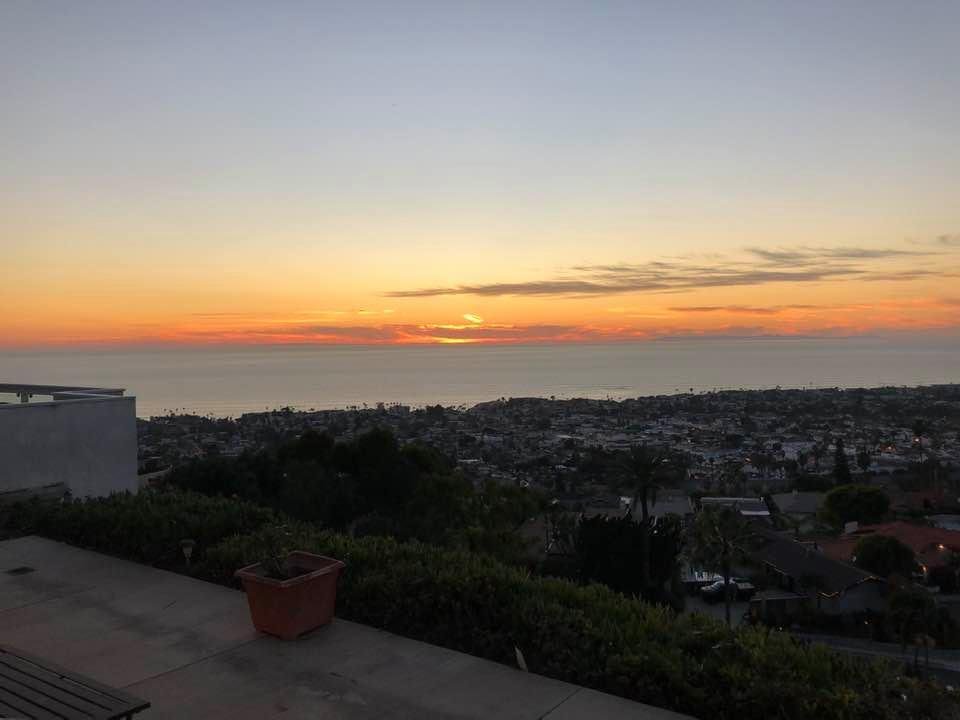 Sunset today