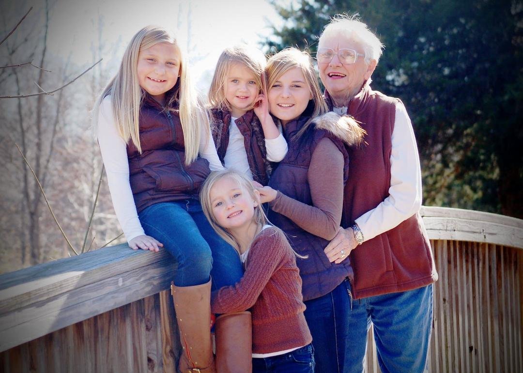 Jan and I are very thankful to have the best "Mom" around...and her great-granddaughters think she's a great "GiGi" too!
