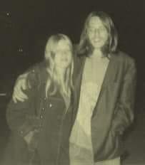 Ok, warning, this is a long rambling post!
  
I post the pic below on the 6th of April every year.  In this pic, I am standing with a very young Ms Jan Steidle, in the smoking area at Wheeling High School, Wheeling IL, a no