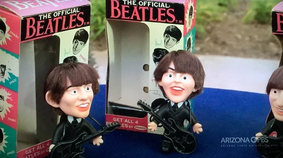 Last night I was watching Antiques Roadshow at the Del Coronado in San Diego and they had some amazing things people brought to the show. This one lady brought in a complete set of Beatles Dolls from 1964. They were appra