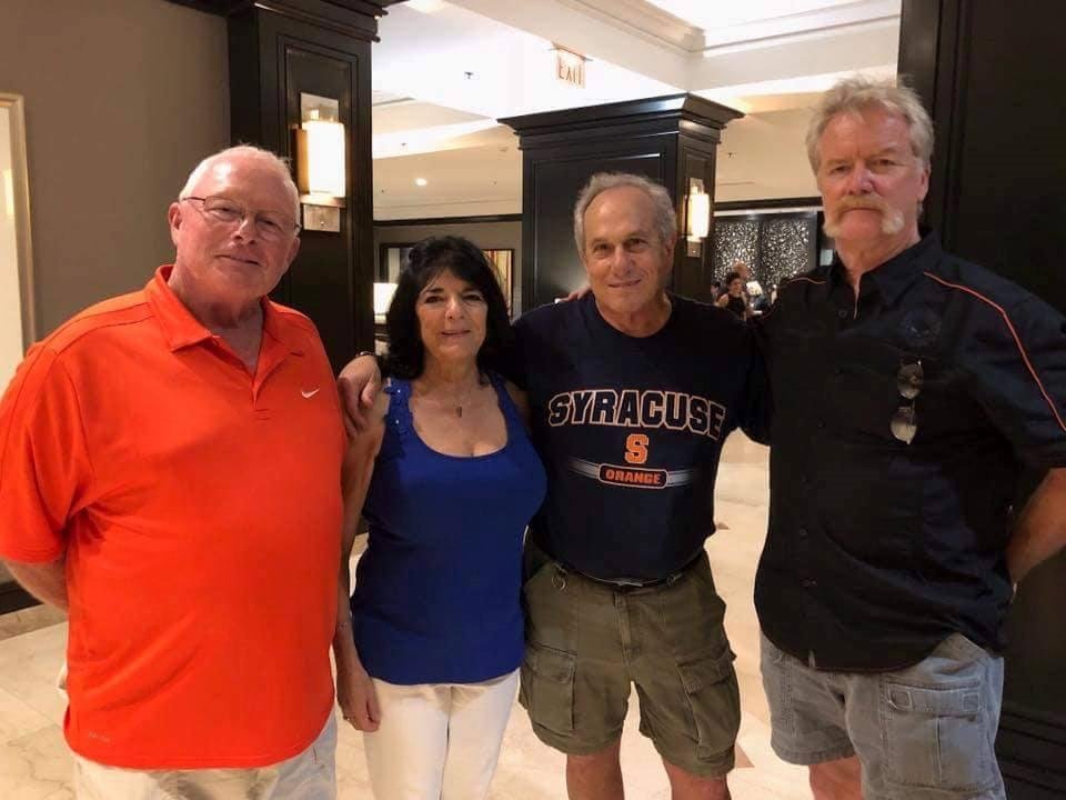 3 of my students from first year of taeching, at their 50th reunion John Lynam, Maria Barrata Broderick and John Dean