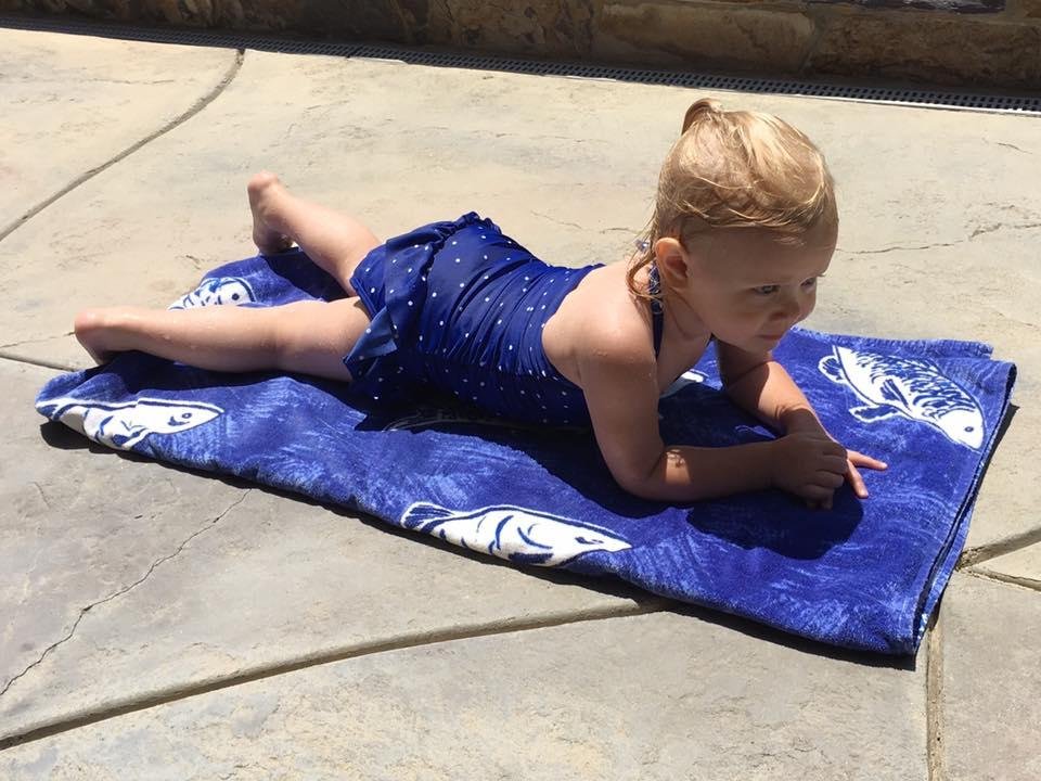 Our bathing beauty