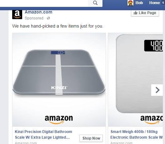 So Amazon "hand picked" items just for me. A bathroom scale? Whats your point Amazon?!?