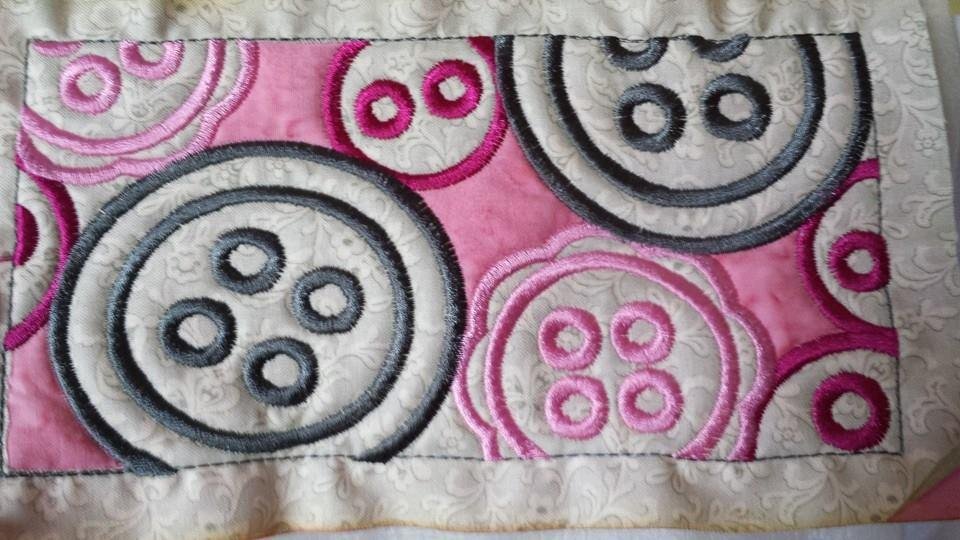 Another quilt square from Anita Goodesign class.