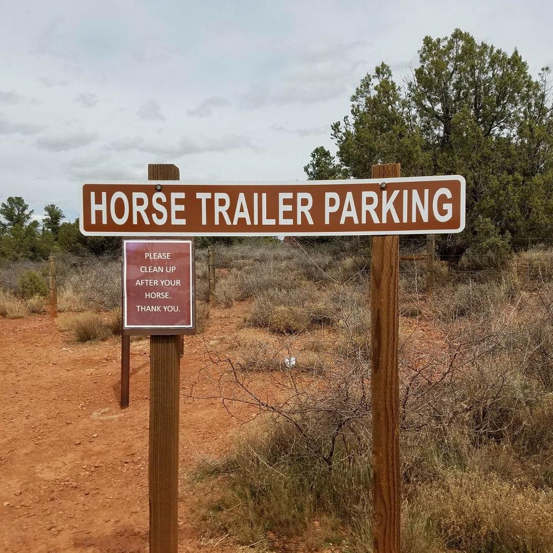 Only in Sedona ..clean up after your horses..