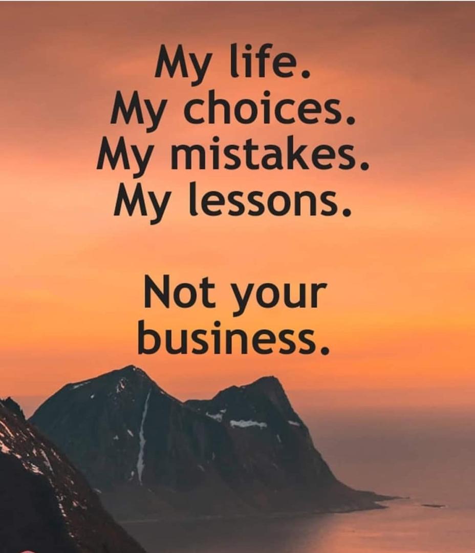 my own
