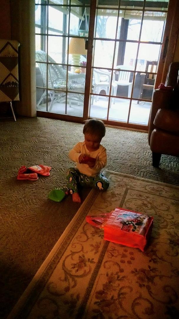 Visiting GreatGrandpa