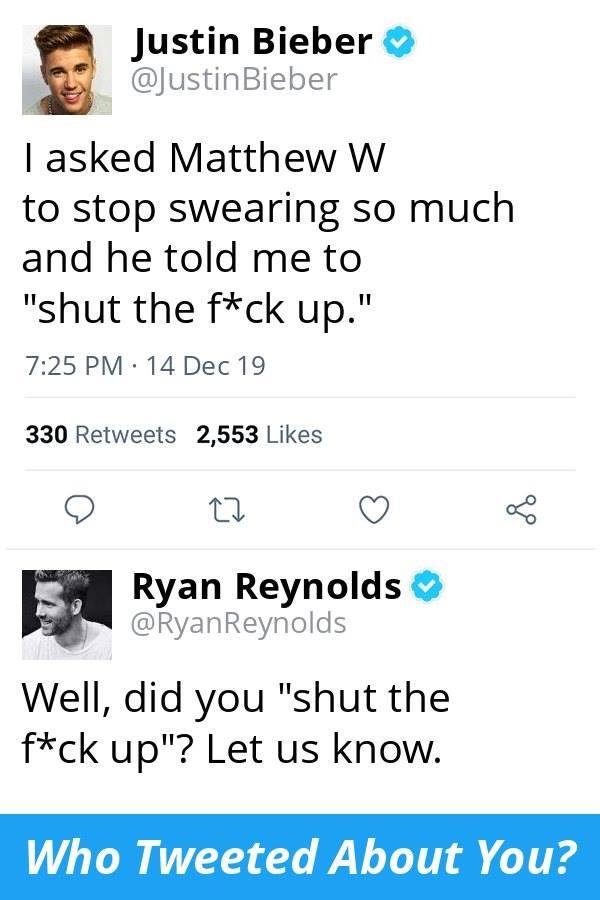 Damn snitch!