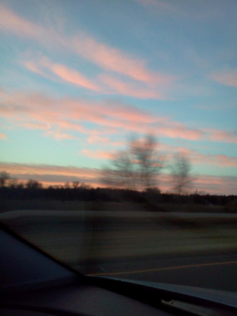 Our sunrise this morning in NEBRASKA