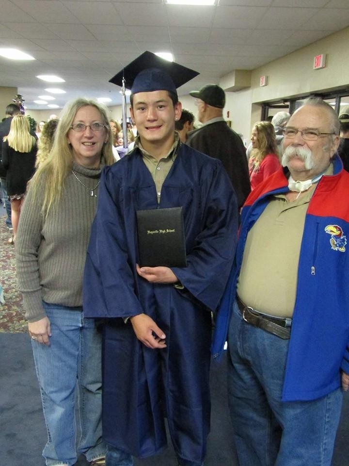 Well my grandson made it and Trisha and I are mighty proud of him