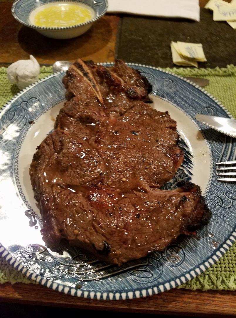 OOPS, no room for veggies!  That's what's for dinner