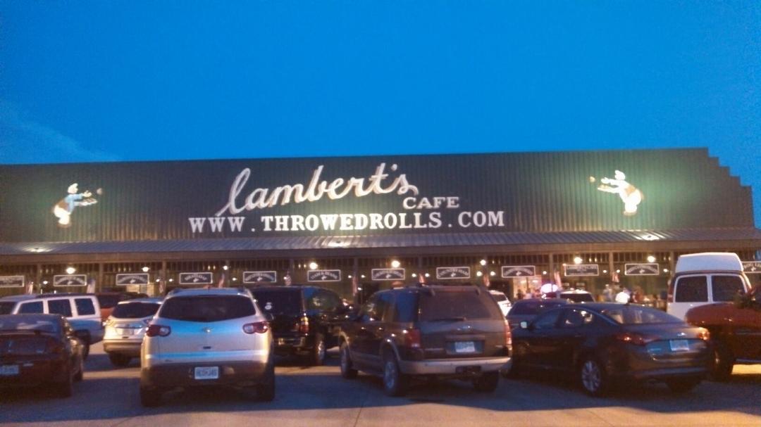 Stuffed ourselves at Lambert's on Friday.