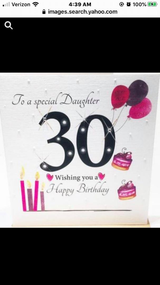 Happy 30th birthday Julia, Love Dad!!