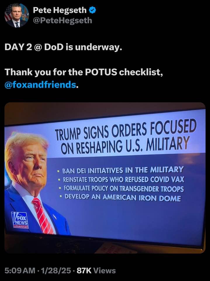 Git er done! Loving the communication and transparency of this administration!