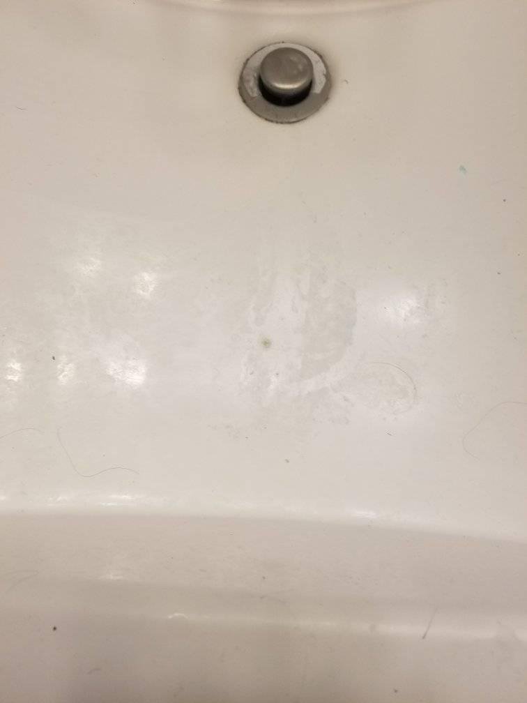 I consistently. More like every time, come across this cleaning vacation rentals. And this one's not that bad... but seriously how can an adult not rinse their toothpaste spit down the drain? And I'm the heathen... smh #som