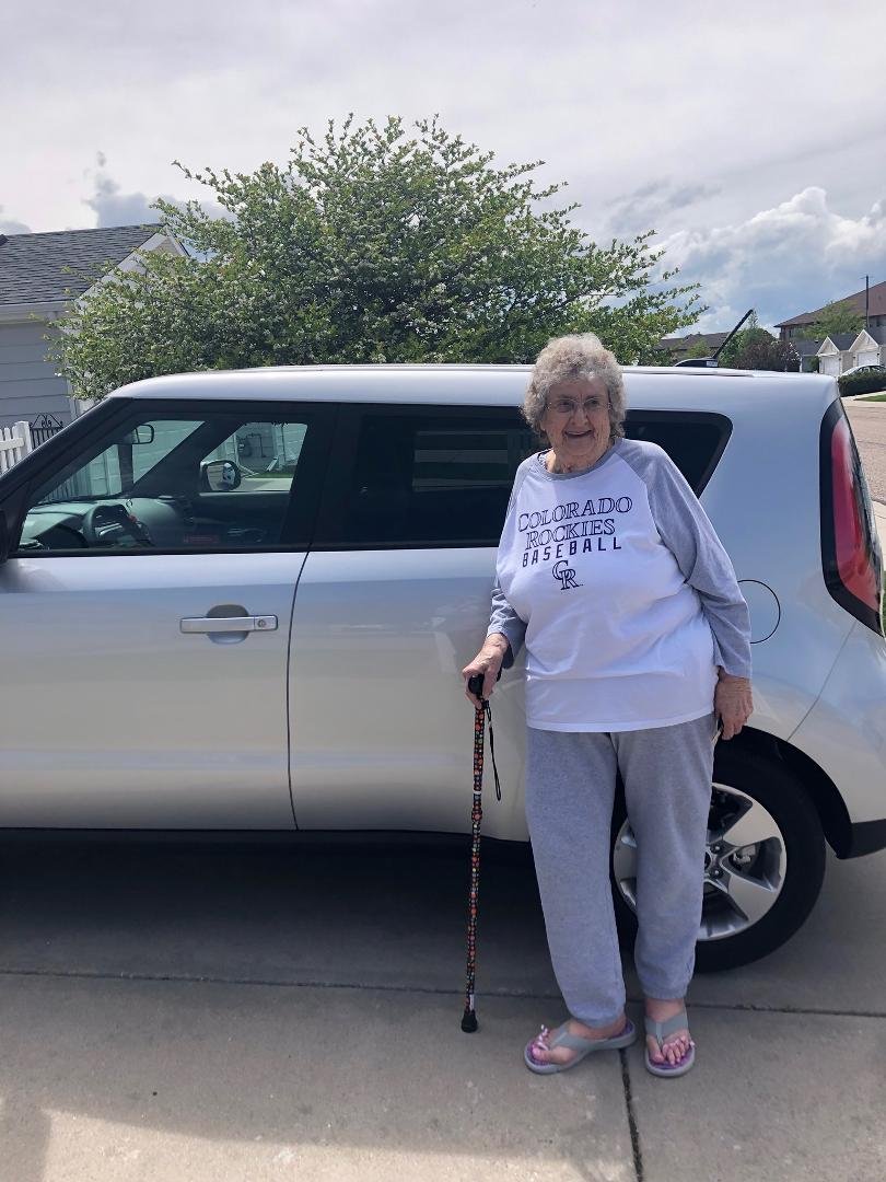 Grandma got a new ride!