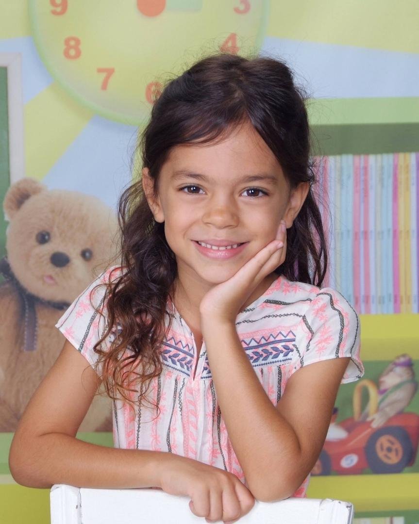 Granddaughter Clara's school picture.
