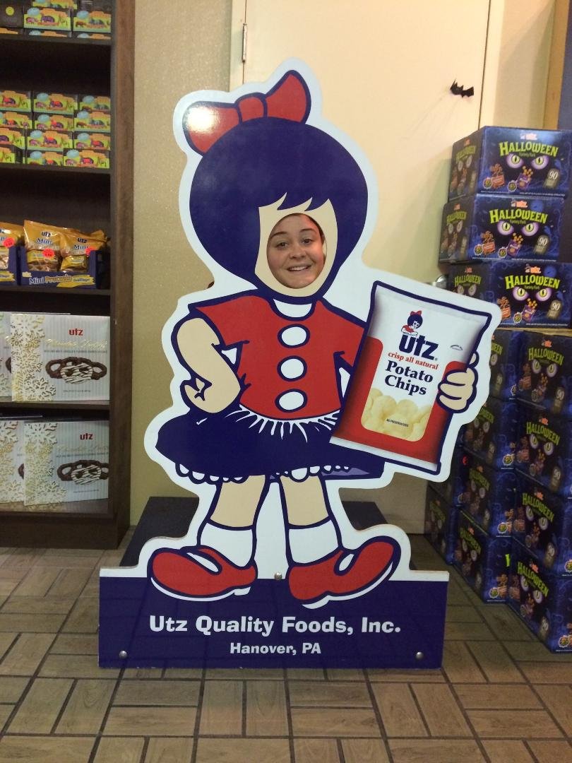 Something familiar about the Utz girl.
