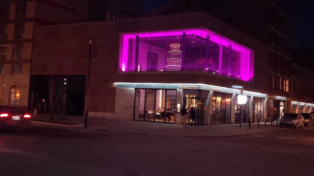 A really great restaurant, Pastizza, on Market St. across from the St.Lawrence Market, downtown Toronto.