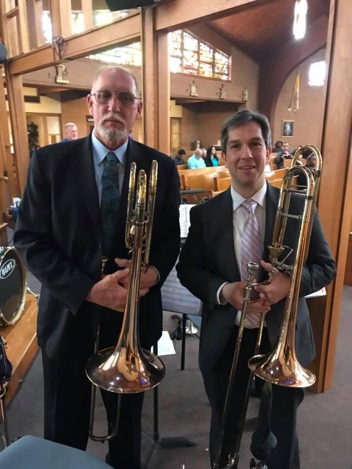 Matt Minucci and Myself
Easter Trombones