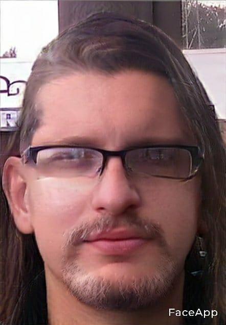Faceapp got it pretty close to what I looked like when I was late 20's to mid 30's  and wearing my hair longer than I do now.