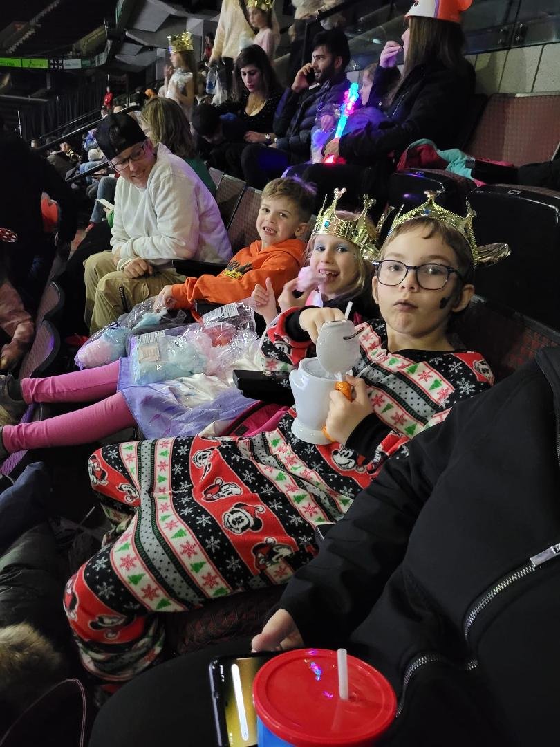 Grandkids having fun