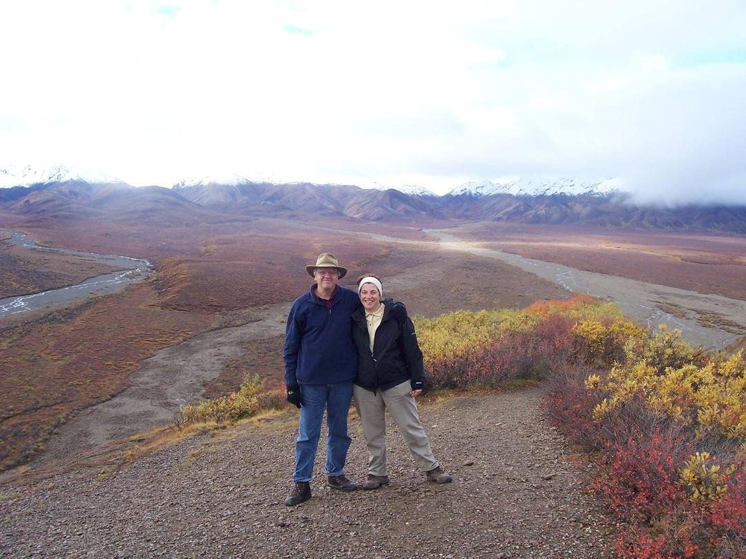 Throwback Thursday -- Jon and Ellen in Denali National Park, Sep 2005 -- one of the best vacations ever!