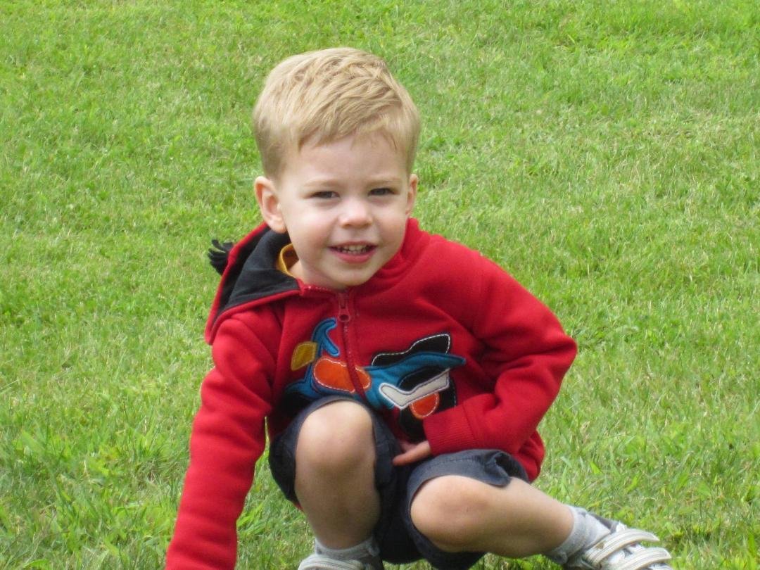 Little dude… enjoying the summer