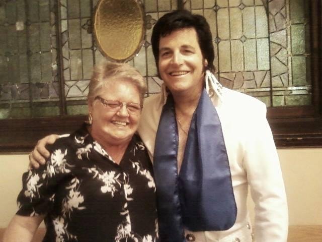 Who could resist a hug from Elvis?  Tracy Alan Moore with Rising Sun featuring The Cadillac Horns provided two awesome concerts Saturday night at the Lewiston Civic Theatre.