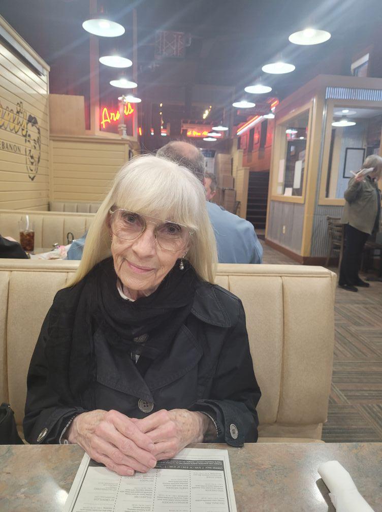 Linda's eating out again. Guess where?