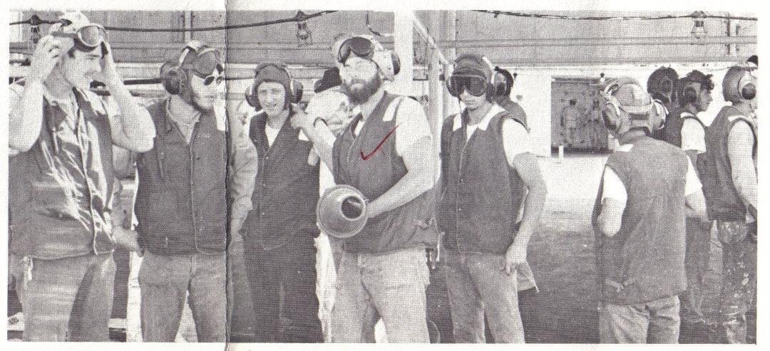 USS La Salle 1974 McHale's Navy crew