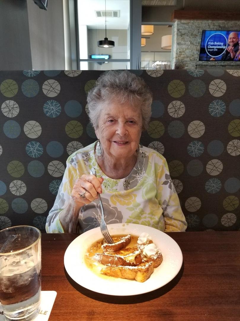 Doctors appointment and a late breakfast with Mom.