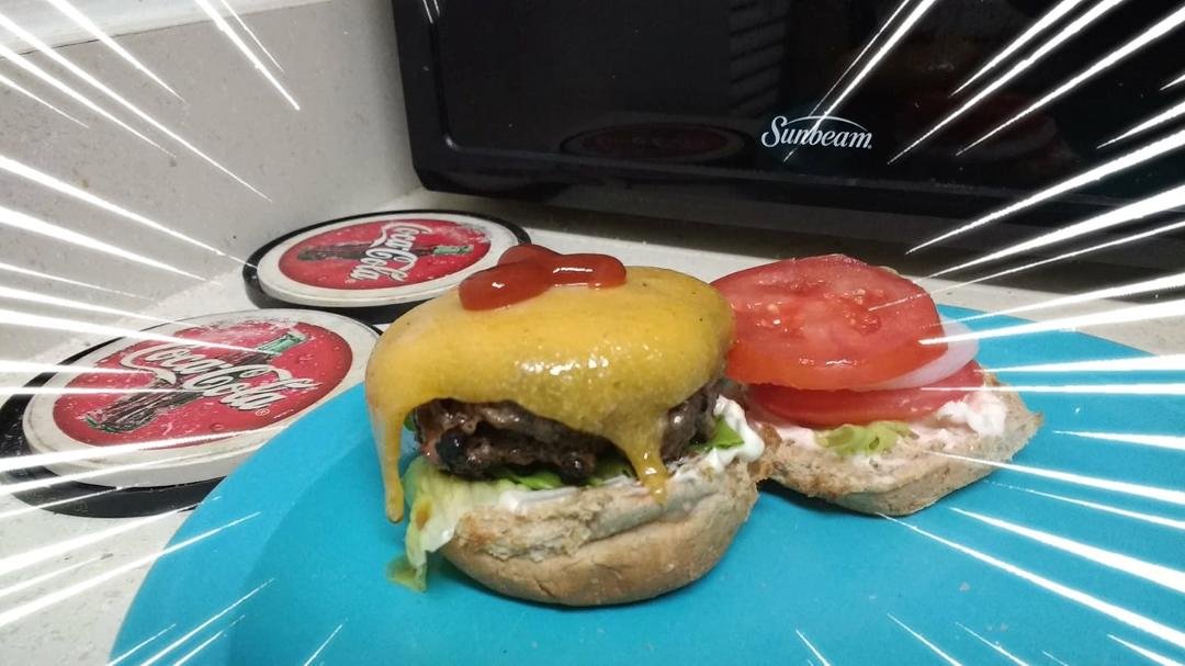 My poboy style burger!!!