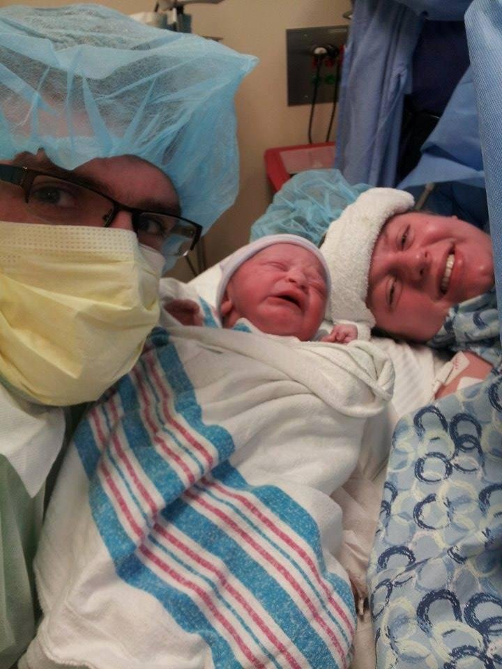 Grandson .....Christopher Daniel Williams Born 7:38... 8/05/14... 6lb 9oz. 20". Forgot to mention the proud parents ............