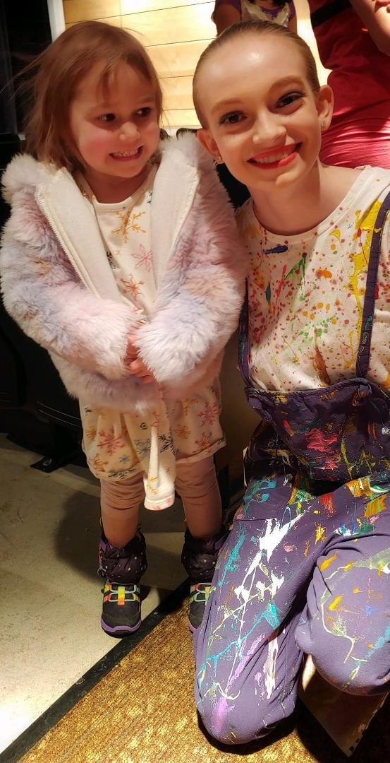Madi meeting ballerina