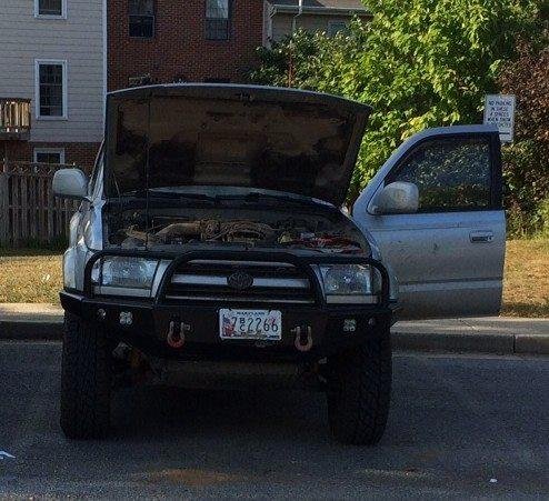 Frontal view of Shrockworks front bumper
