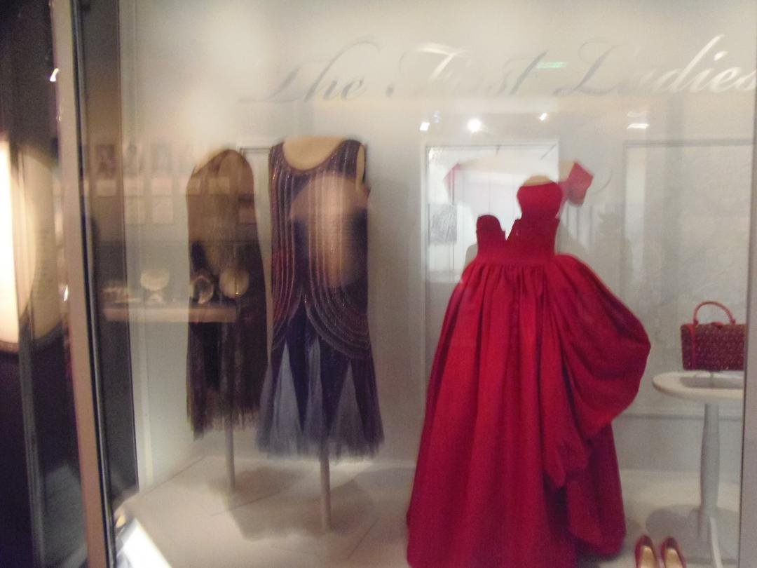 First Ladie's gowns &accessories.