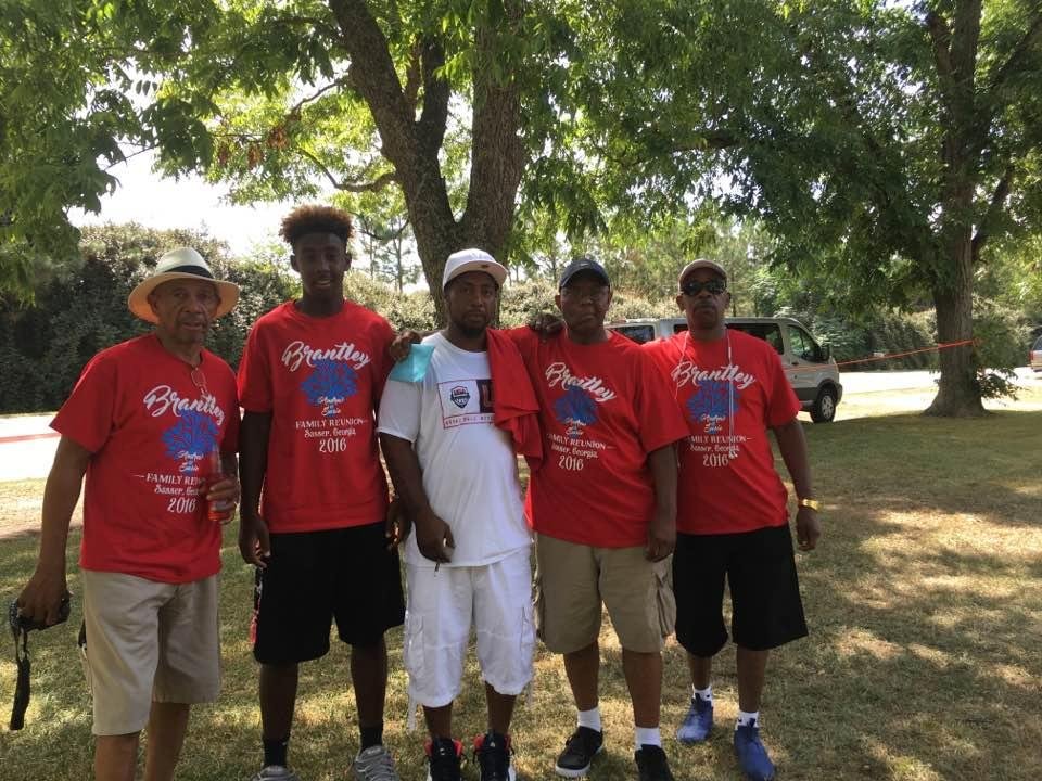 Some of The brantley men at family reunion in georgia