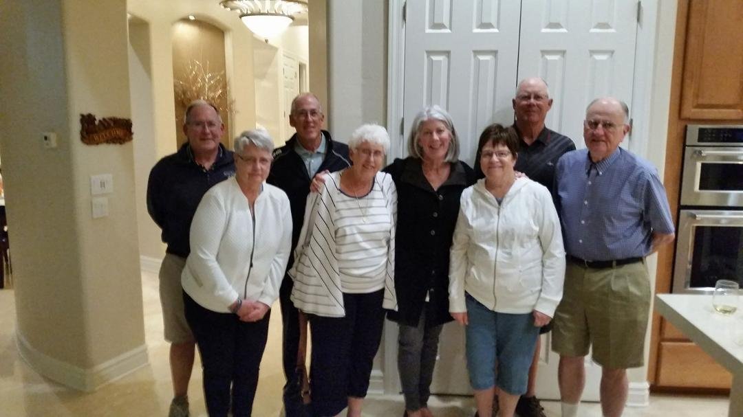 We enjoyed being together for an evening at cousin Kathy and Tony's home in Scottsdale. Two brothers, Bob and Jim Casey, two cousins, Kathy Hicks and Beth Thorson, and spouses. We all live in different states and it is