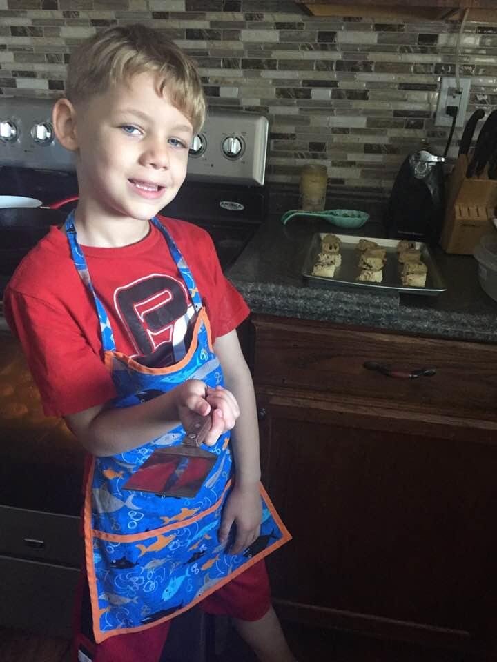 My cookie baking helper today!