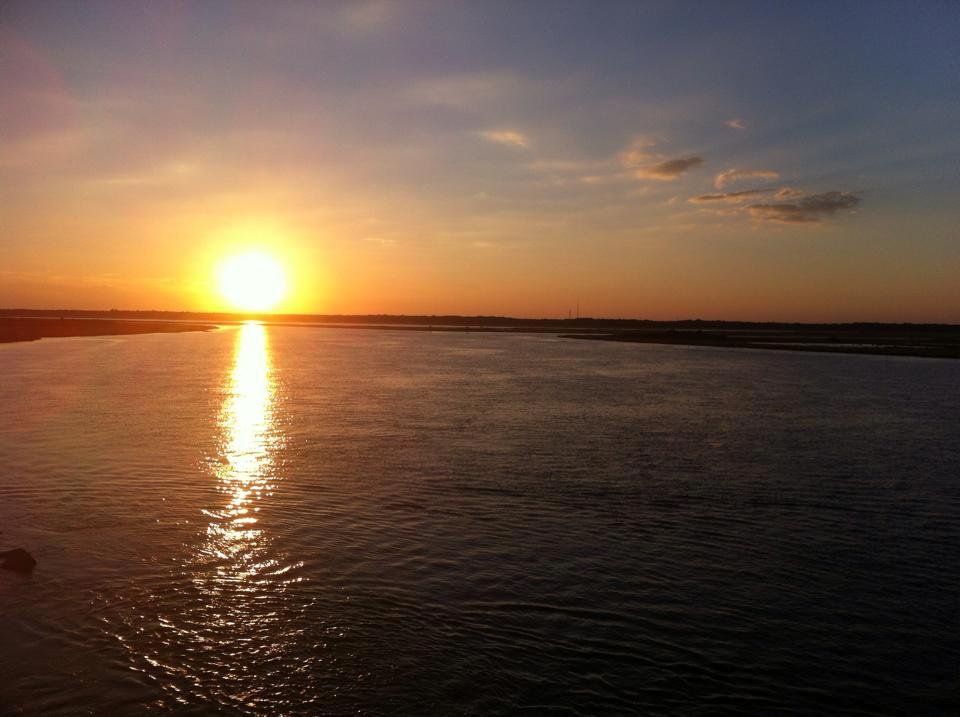 Here's a shot from Rush Chattin Bridge.....Corson's inlet!!!!