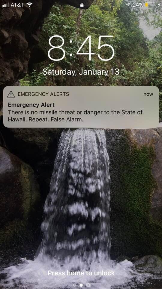 False alarm