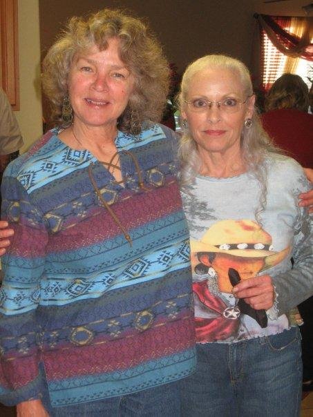 Sister Sandy and Nanners. Sure is nice to be able to actually see each other for a while.